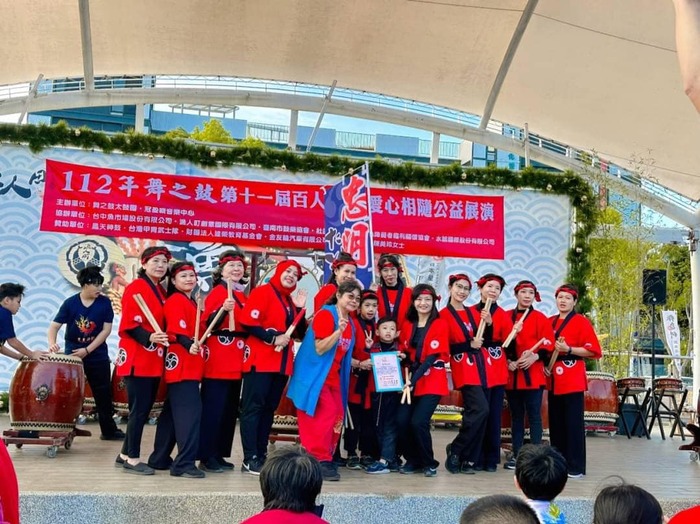 112-1忠明補校百人太鼓愛心相隨公益展演